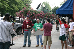 Behind the scenes